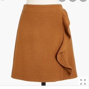 J. Crew wool skirt in camel
